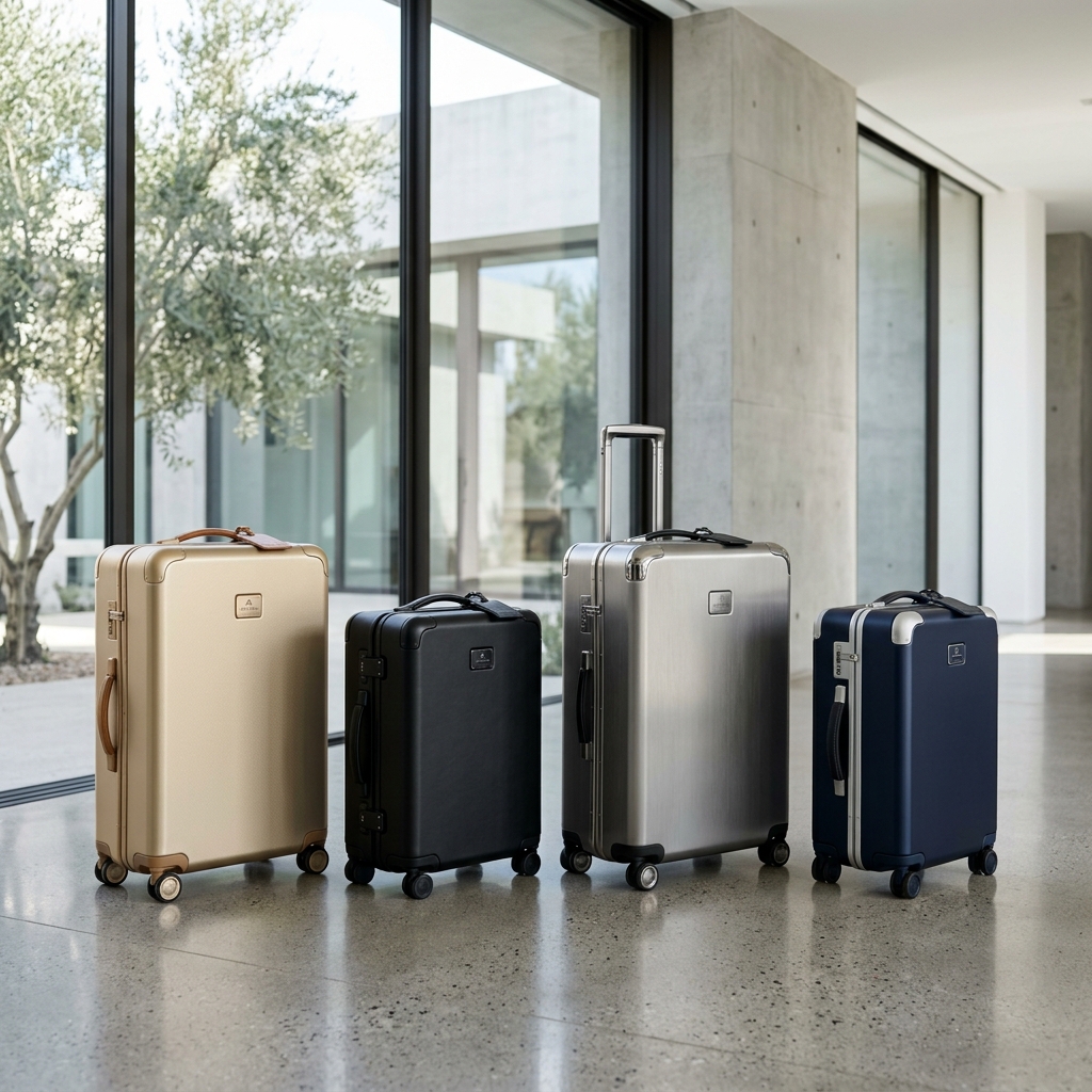 NMD Kofrano luggage collection standing in architectural lounge